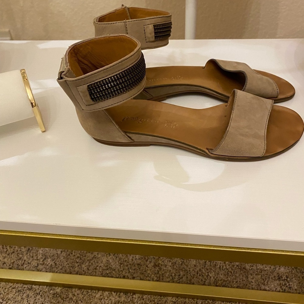 Paul Green Taupe Sandals Size US 9 (UK 5.5) - Picture 2 of 7